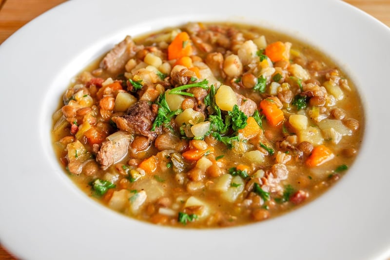 Lentil Soup with Whole Wheat Bread